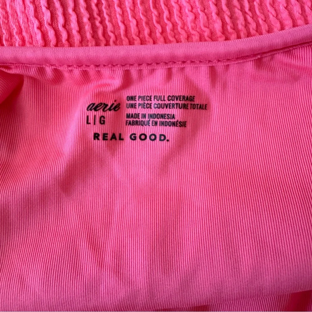 Aerie Pink One-Piece Swimsuit - Picture 6 of 8